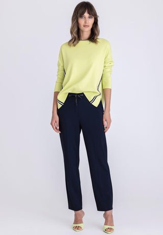 SWETER LIMONKOY Z LAMPASEM