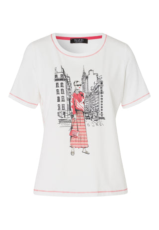 T-SHIRT Z NADRUKIEM
